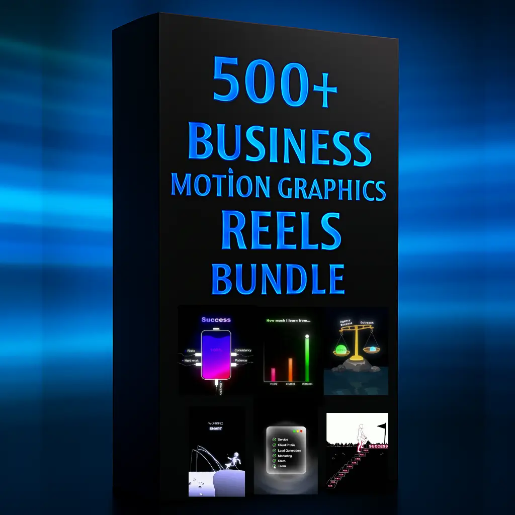500+ Business Motion Graphics Reels Bundle